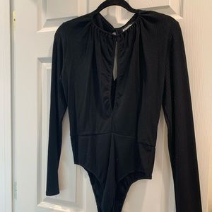 Reformation Black Bodysuit